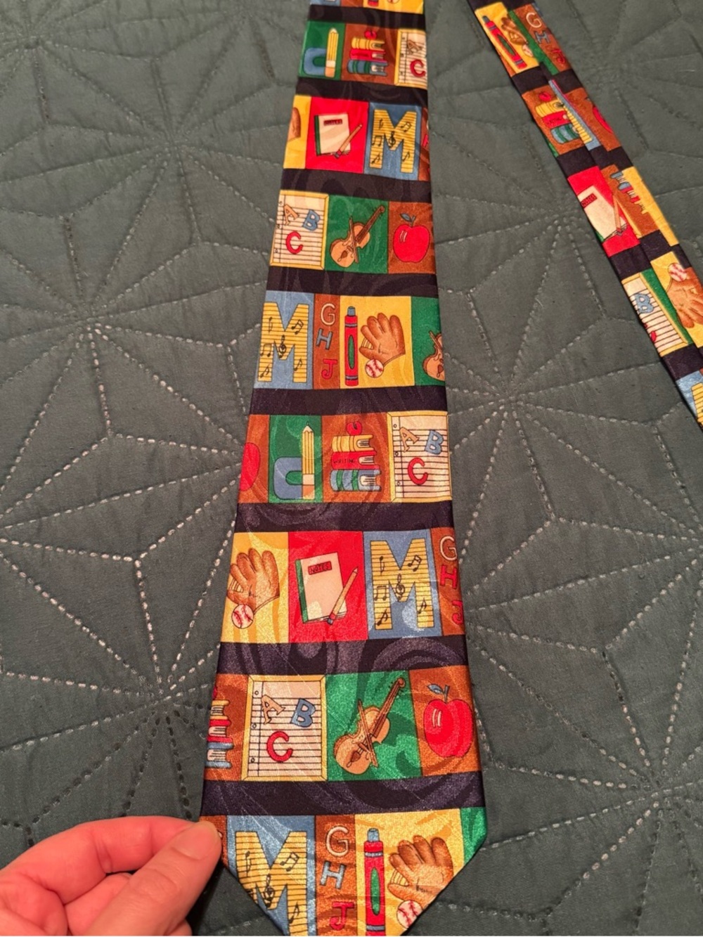 Vintage School / Teacher Theme Neck Tie